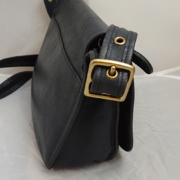 Vintage Coach Patricia Legacy Black Leather Crossbody Bag - Picture 3 of 11